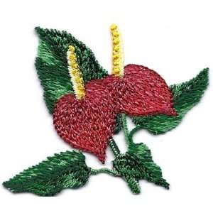  Tropical Flowers  Iron On Embroidered Applique Everything 