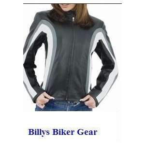  Leather Jackets, Ladies Black Leather Jacket with Grey 