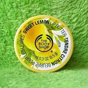  Body Shop Sweet Lemon Lip Butter: Health & Personal Care