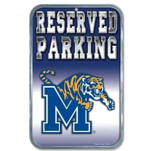 NCAA Memphis Tigers 11 by 17 inch Locker Room Sign:  Sports 