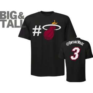   Dwyane Wade Miami Heat Big & Tall Twitter T Shirt: Sports & Outdoors
