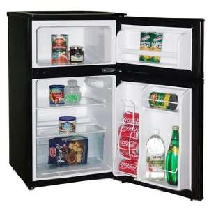  3.1 Cu. Ft. 2 Door Refrigerator With Recessed Door Handle 