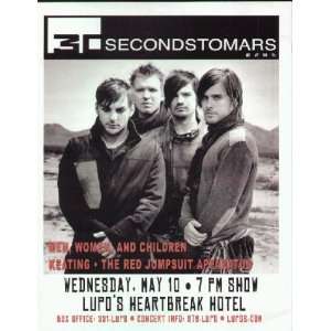  30 Seconds Mars Concert Flyer Poster Providence: Home 