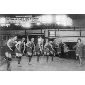 Vintage Art Dance Lessons for the Palace Club Basketball Team   19914 