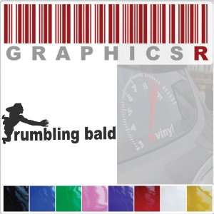  Sticker Decal Graphic   Wall Rock Climber Rumbling Bald 