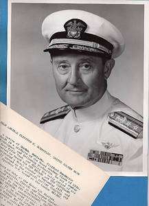 1961 Rear Admiral Clifford H. Duerfeldt Photo Biography  