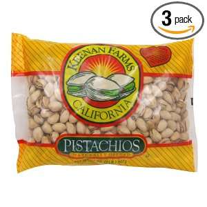 Keenan Farms Pistachio, In Shell Natural, 32 Ounce Bags (Pack of 3 