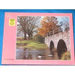    500 Piece Puzzle  Little Wolf River, Wisconsin Toys & Games