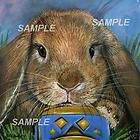 Lop RABBIT L/E#2/25 GICLEE of Painting Brown Bunny Kris