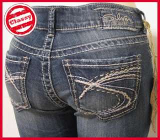 NEW SILVER JEANS Suki Capri Womens Jeans Sz 26 31 L9996SDA271 Z7341 