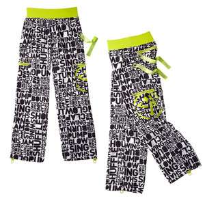ZUMBA FITNESS SHOUT OUT CARGO PANTS 4 COLORS! *SHIPS FAST!*  