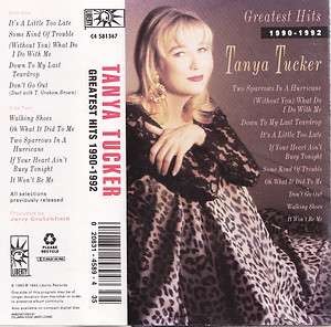 Greatest Hits 1990 1992   Tanya Tucker (Cassette 1993) in NM 