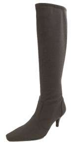 Cole Haan Valeria Womens Knee High Tall Boots Stretch Brown Fabric 9.5 