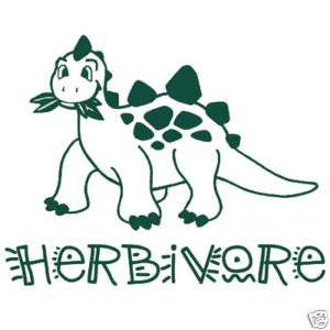 shirt   Dinosaur   Herbivore/Vegetarian/Vegan/Veg  