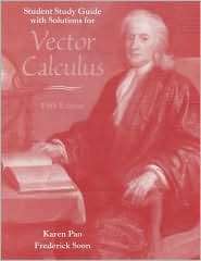 Student Study Guide with Solutions for Vector Calculus, (0716705281 