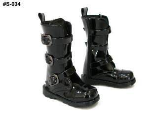Boy Black Color Short Boots #S 034