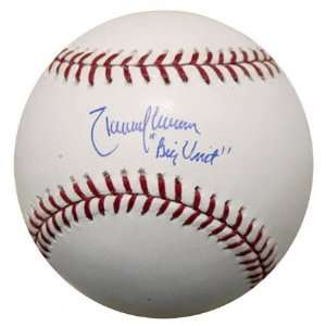  Randy Johnson Autographed Baseball with Big Unit 