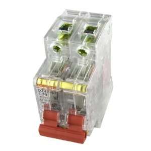  Amico AC 400V 20A 2P Transparent Miniature Mini Circuit 