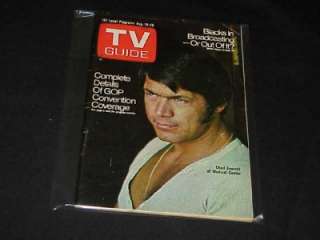 TV GUIDE 8 19 1972 Chad Everett of Medical Center 462  