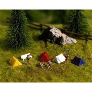  Noch 43700 Camping Site with 3 Tents & 4 Figures Toys 