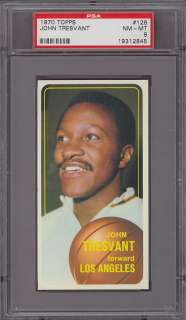 1970 Topps #126 John Tresvant Lakers PSA 8 *269749  