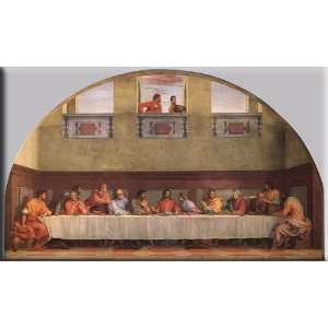   Supper 30x18 Streched Canvas Art by Sarto, Andrea del