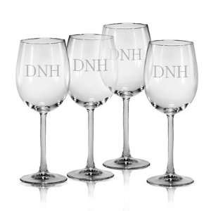 Susquehanna Glass 003 4585  Set of 4 All Purpose Wine Glass 16 oz 