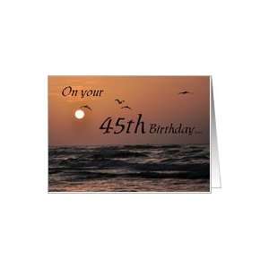  45th birthday wishes Card Toys & Games