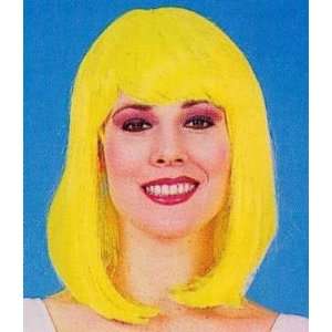  Peggy Sue Yellow Cheerleader Wig: Toys & Games