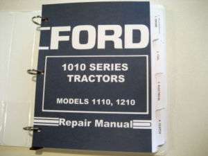 Ford 1110, 1210 Tractor Service Manual Repair Book NEW  