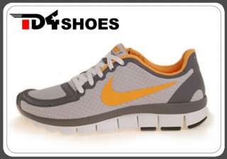 Nike Wmns Free 5.0 V4 Grey Yellow Running Shoes New  