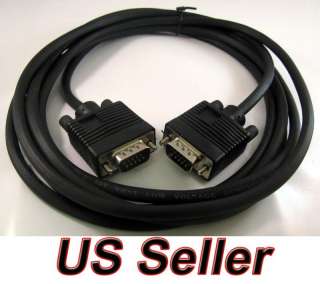 Premium 10ft M/M SVGA Cable Gold VGA HD15 10 Foot  