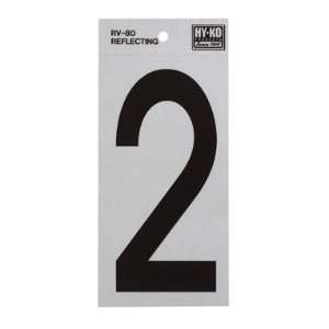    10 each Hy Ko Reflective Vinyl Number (RV 80/2)