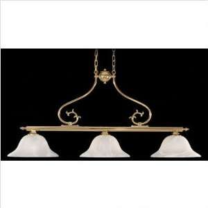  Framburg Fin De Siecle Three Light Island Chandelier