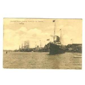  Steamer Prince George Leaving Yarmouth Postcard 