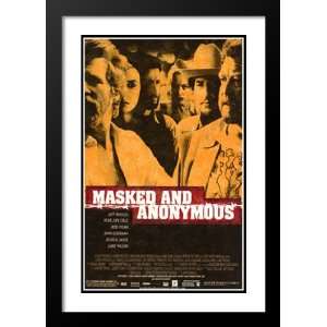  Masked and Anonymous 20x26 Framed and Double Matted Movie 
