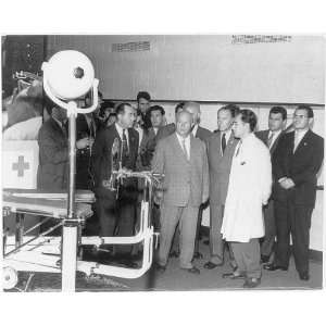  Nikita S Krushchev,Yanos Kadar,hospital equipment,c1960 