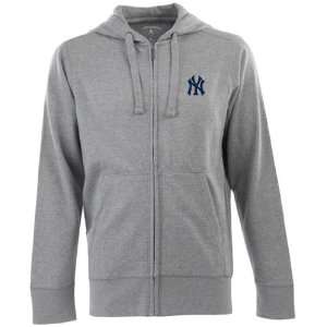   Yankees Signature Full Zip Hooded Sweatshirt (Grey)