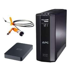   Back UPS Pro Power Saving UPS System and MicroSaver Lapto Electronics