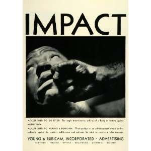  1936 Ad Young Rubicam Advertising Agency Firm Boxing 