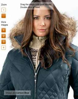 Eddie Bauer Women BLACK Slope Side GOOSE DOWN PARKA coat jacket XLT XL 