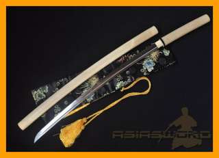 Hand forged T10 1095 Clay Tempered Sharisaya Japanese Samurai Katana 