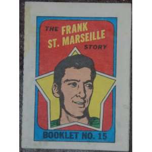  1971 Topps Hockey Comics Frank St. Marseille #15 
