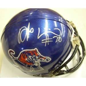   Williams Autographed Mini Helmet   Memphis Tigers: Sports & Outdoors