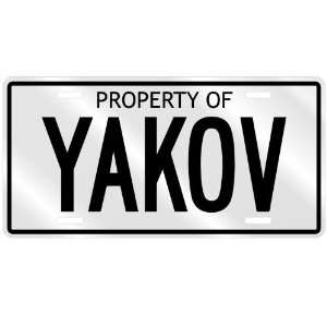  NEW  PROPERTY OF YAKOV  LICENSE PLATE SIGN NAME: Home 