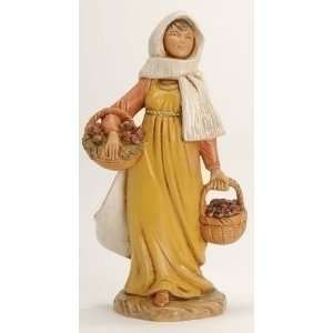   With Fig Basket Christmas Nativity Figurine #54006