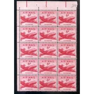  Stamps US Air Mail Twin Motored Transport ScC33 MNHVF 