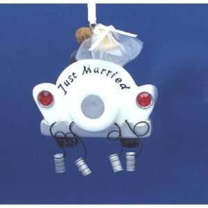   Married Newlywed Christmas Ornaments for Personalization by Gordon