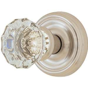  Emtek 810AS Satin Nickel   Astoria Clear Crystal Passage 