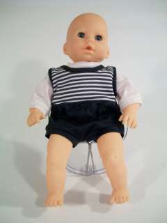   Doll Stuffed Body 12 Dressed in Little Boy Outfit For Play  